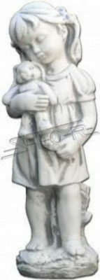 Enfant 44cm Sculpture Design Figure Statue Figures de jardin Statues