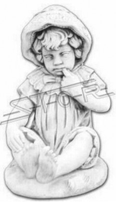 Enfant 71cm Sculpture Figurine Statue de Conception Figures de Jardin Statues