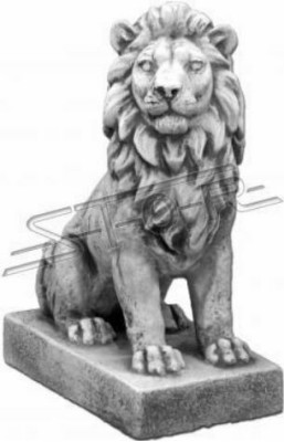 Figure de jardin Lion Patio Décoration de jardin Sculpture Figurines Sculptures Statues