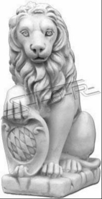 Figure de jardin Lion Patio Décor de jardin Figurines décoratives Sculptures Statues