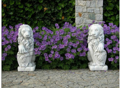 Statue de jardin Lion Patio Sculpture de jardin Figurines décoratives Sculptures