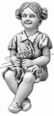 Fille Assise Figure Statue Figures Sculpture Statues Jardin