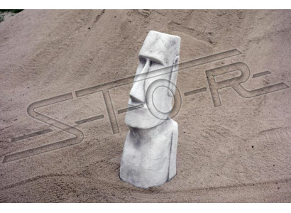 Statue Moai Sculpture Figure Designer Garden Terrasse Décorative Sculptures