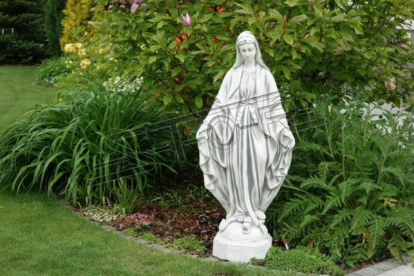 Statue de la mère Jésus Marie Tombe Sculpture Sainte Figure Décoration de jardin