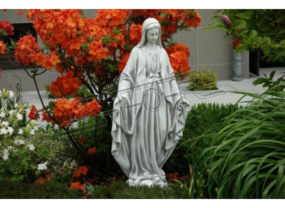 Mère Jésus Marie Statue Tombe Sculpture Figurine Sainte Décoration de Jardin 100cm