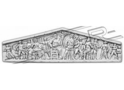 Décoration murale en relief en pierre, image de dalle de pierre, images de style antique pour le jardin.
