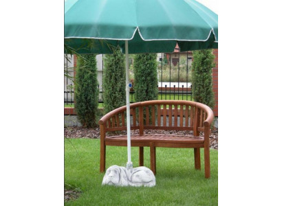 Porte-parapluie, base de parasol pied figure de chien statue jardin