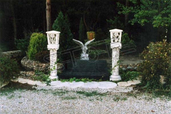 Base pour colonnes fondation de pilier jardin terrasse chiffres