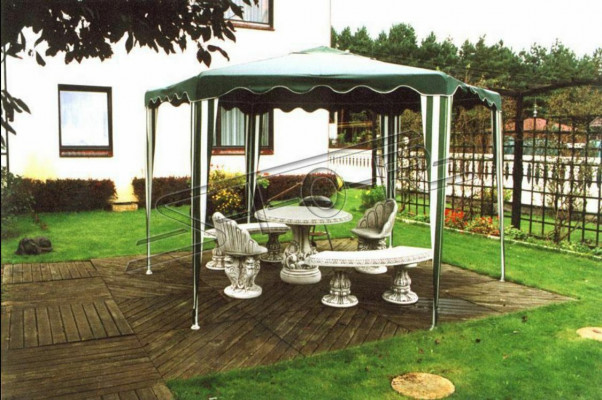 Tabouret en pierre Bancs ronds Mobilier de jardin Patio Statue de 135cm
