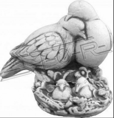 Pigeons Nest Garden Figure Statue Figures Statues Sculpture Decoration Nid de pigeons - Figurine de jardin Statue Figures Statues Sculpture Décoration