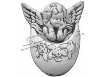 Relief mural en pierre, image de plaque d'ange aztèque, relief d'Antil en pierre coulée murale