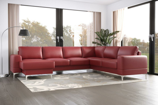 Canapé d'angle moderne design, Canapé en U Living paysage nouveau, Canapé rembourré Living paysage.