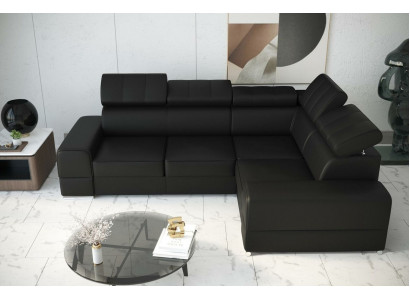 Canapé d'angle Canapé Canapés Textile Lit Fonction Design Forme en L Moderne Luxe Canapés neufs
