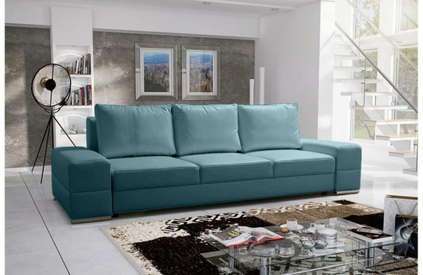 Canapé en cuir imitation Canapé Design noble Canapé 3 places Meubles classiques Design xxl