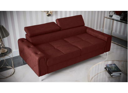Conception Canapés Luxe Ameublement Canapé Canapé Siège Cuir Textile neuf 186x100cm