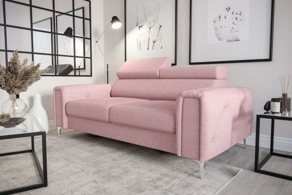 Conception Canapés Luxe Ameublement Canapé Canapé Siège Cuir Textile neuf 186x100cm