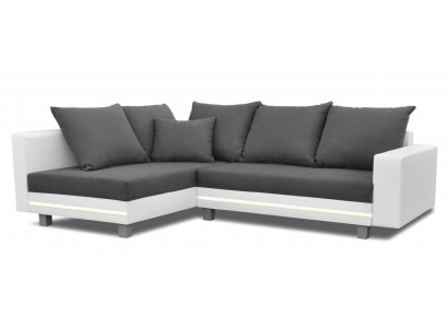 Canapé d'angle Canapé d'angle Salon Canapé Canapé en forme de L Rembourrage Canapés Cuir Design