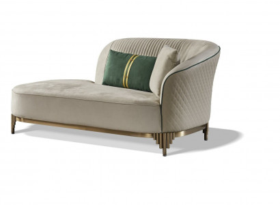 Chaise longue moderne en textile Confort de luxe Inclinable Fauteuil relaxant Chaise longue