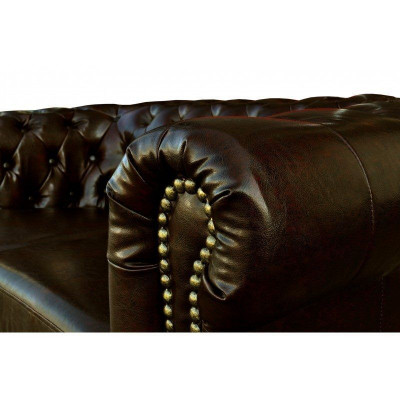 Chesterfield Ensemble Canapé 3+2 Canapé Ensemble Canapés Canapés Canapé en Cuir Neuf