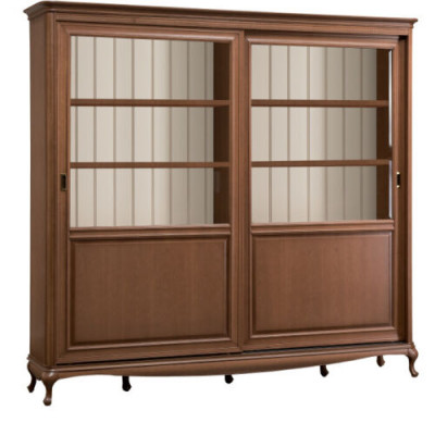 Regal Bücherkommode Klassische Möbel Regale Holz Vitrine Schrank