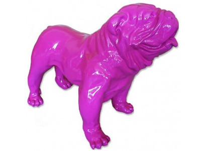 Statue Sculpture Colorée Design Abstrait Décoration Figurines Statues Décoration Chien