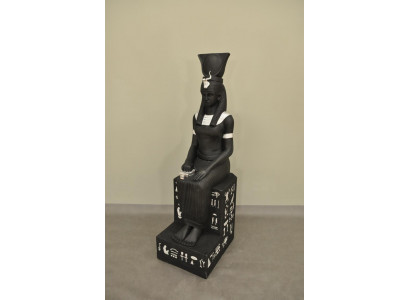 Statue de pharaon égyptien Sculpture Figures Sculptures Décoration Figure décorative 123cm