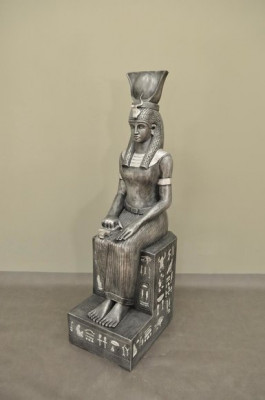 Statue de déesse Isis en figure de designer XXL Sculpture Décoration Figures Statues 123cm