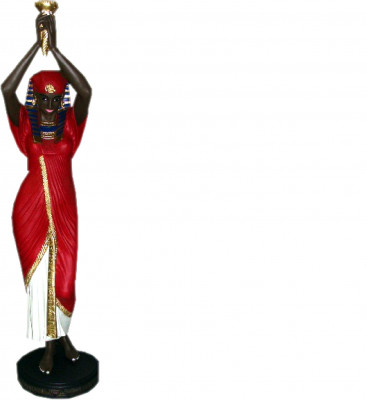 Lampe sur pied design Figurine égyptienne femme lampes debout lampes sur pied figure
