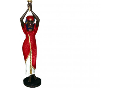 Lampe sur pied design Figurine égyptienne femme lampes debout lampes sur pied figure