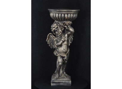 Figure d'ange Sculpture Sculptures Design Décoration Vase Fleurs P0624 92,50cm