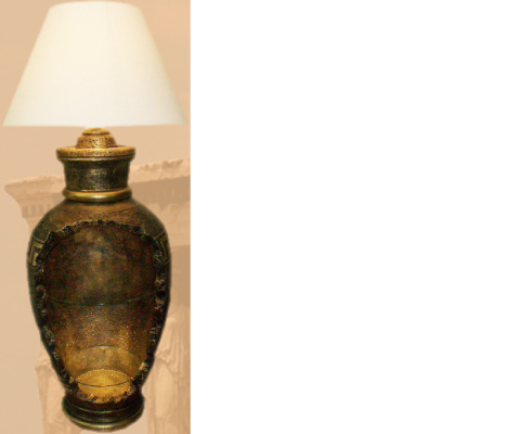 Lampe de sol lampe de sol luminaire vase conception antique designer 6886 nouvelle