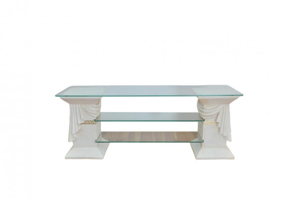 Buffet TV classique Armoire Table télé Tables Table Tv Étagère Médusa Vitrine 1880