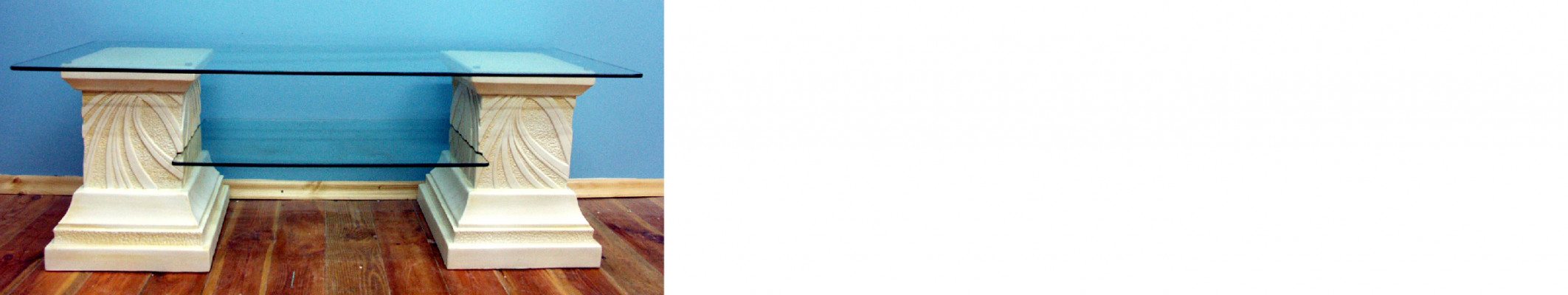 Vitrine Design Étagère Colonne en verre Vitrines Étagères TV Armoire Salon 1853 neuf