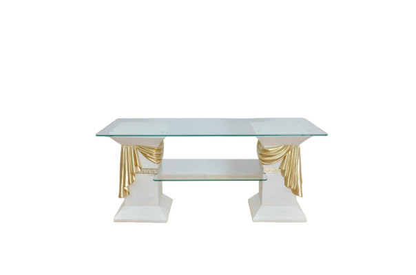 Meuble TV classique Buffet Table de télévision Tables Table Tv Board Étagère Medusa Vitrine 1876