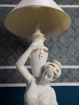 Lampe sur pied de salon Lampe debout Luminaire Design XXL Lampe Figure Sculpture nouvelle