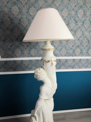 Lampe sur pied de salon Lampe debout Luminaire Design XXL Lampe Figure Sculpture nouvelle