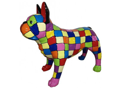 Sculptures Figure Statue Figures Modernes Décoration Chien Sculpture de Jardin 80x100