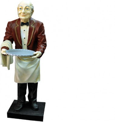 Conception servant figure statue sculpture figures sculptures décoration stand décoratif