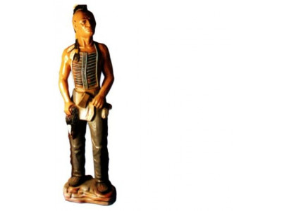 Figure Indien USA Wilder Westen Statue Skulptur Figuren Skulpturen Dekoration neu