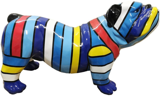Abstrakte Fisch Hund Handwerksdekoration Haus Dekorative Skulpturen Statuen Figuren
