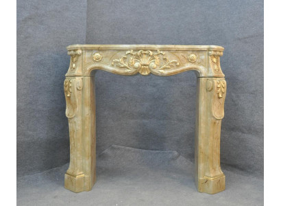 Revêtement de cheminée entourant la décoration de style marbre baroque des cheminées classiques Four