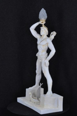 Lampe de sol Lampe Luminaire Antiquité Statue Figure Sculptures Sculpture Statues COLOSSUS
