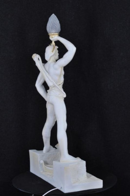 Lampe de sol Lampe Luminaire Antiquité Statue Figure Sculptures Sculpture Statues COLOSSUS