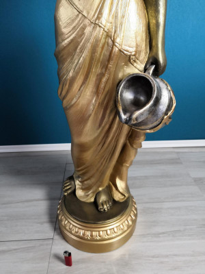 Lampe de plancher Lampe Luminaire Statue Figure Sculptures Sculpture Statues Stanlampe nouveau