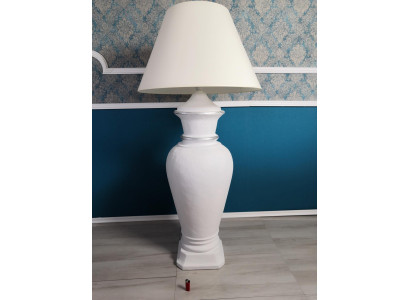 Lampe de sol design XXL Vase Stand Lamp Lamps Vitrine illuminée 132cm Étagère