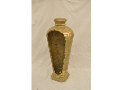 XXL Méduse Antique Style Vitrine Bar Colonne de Vase de Sol Armoire Colonne 127cm Nouveau