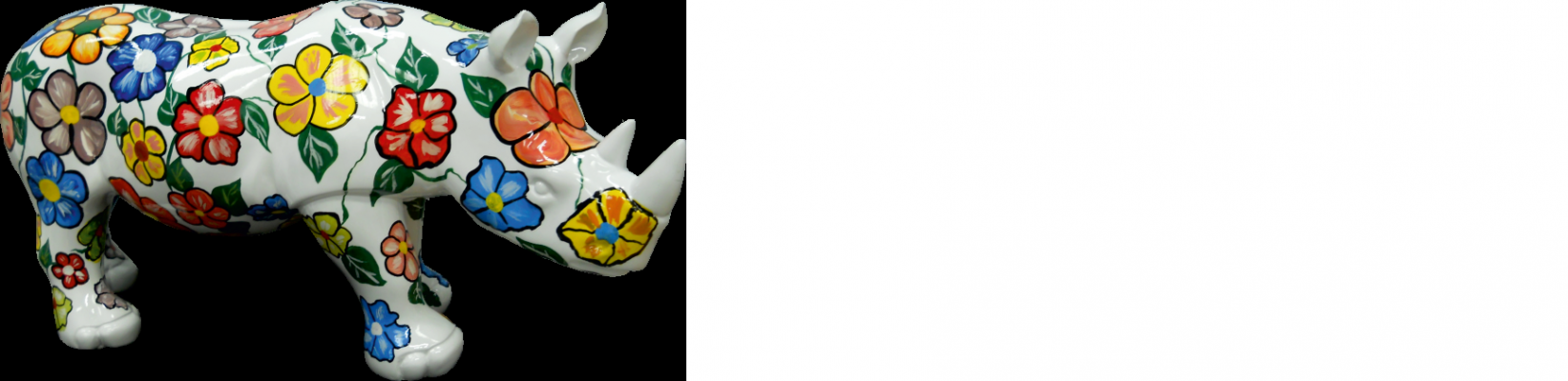 Conception Rhinocéros Figure Statue Sculpture Figures Sculptures Décoration Deco 3096 nouveau