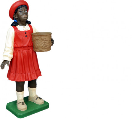 Conception Enfant Fille Noire Figure Statue Sculpture Figures Sculptures Décoration 7061