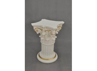 Colonne de Méduse colonnes romaines Sculpture en marbre Figurine Décoration Support 1021