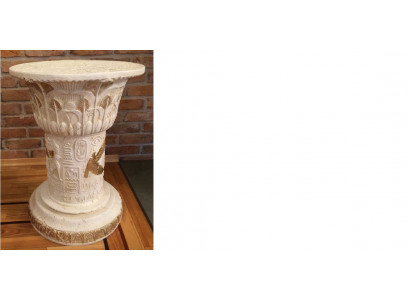 Conception Colonne égyptienne Colonne décorative Colonnes Colonne de fleurs Support de colonne Piédestal 1047 nouveau